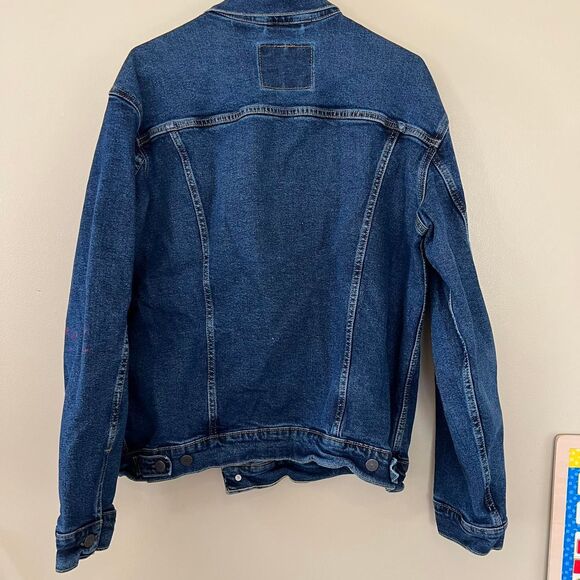 Levi's Men's Blue and Navy Jacket - Picture 4 of 4